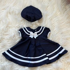 6-9 month baby girl Sailor Dress